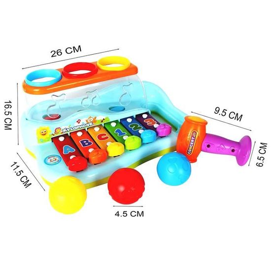 jouets musicaux du bebe xylophone instrument de musique pour enfants bebe 1 2 3 ans cdiscount jeux jouets