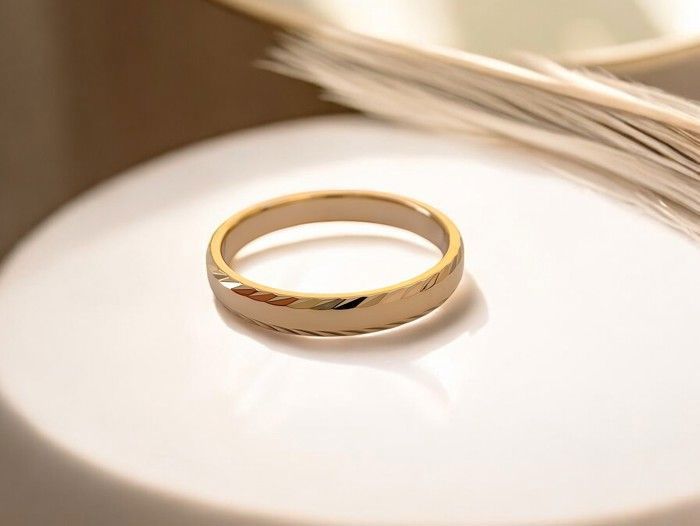 Alliance Femme Plaqué Or 18 Carats Dorée - Achat / Vente Bague - Anneau Alliance Femme Plaqué Or