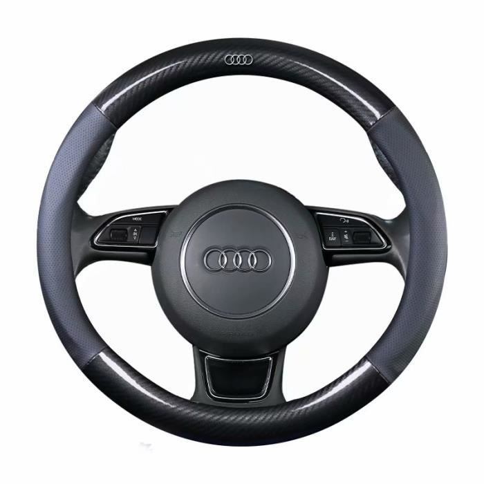 BukkitBow - Volant / Couvre Volant en Daim - Convient pour Audi A3 / A4 /  A5 / Q2 