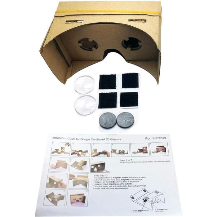 Google Cardboard Virtual Real Store 3D Vr Casque De R alit