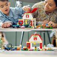 LEGO 60346 City La Grange et les Animaux de la Ferme, Figurines Mouton et Vache, Jouet Tracteur avec Remorque, Enfants Dès 4 Ans-4