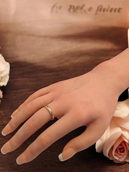 Bague Plaqué Or Taille 54 – Bijou Belle – Occasion