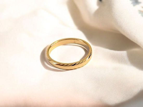 Bague Plaquée Or Taille 58 – Belle Bijouterie – Occasion
