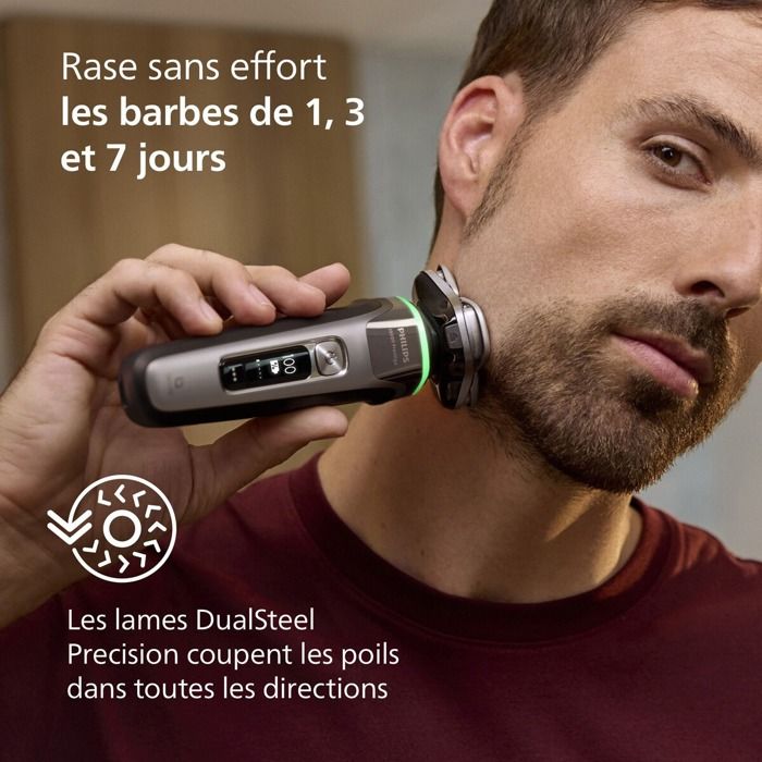 Rasoir électrique Philips Series I9000 X9002/10 - 100% étanche - Noir - Neuf Sous Blister