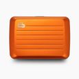 ÖGON DESIGN - SMART CASE V2 | Orange - Portefeuille Orange en Aluminium anodisé-0