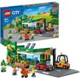 LEGO® City 60347 L’Épicerie, Boutique, Chariot Élévateur et Plaques de Route pour Enfants-0