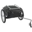 Remorque vélo bagage - M-WAVE - Carry All - 20 pouces - Noir - Aluminium - Capacité 20-29 Kg-0