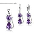 Bijoux pendentif chat swarovski