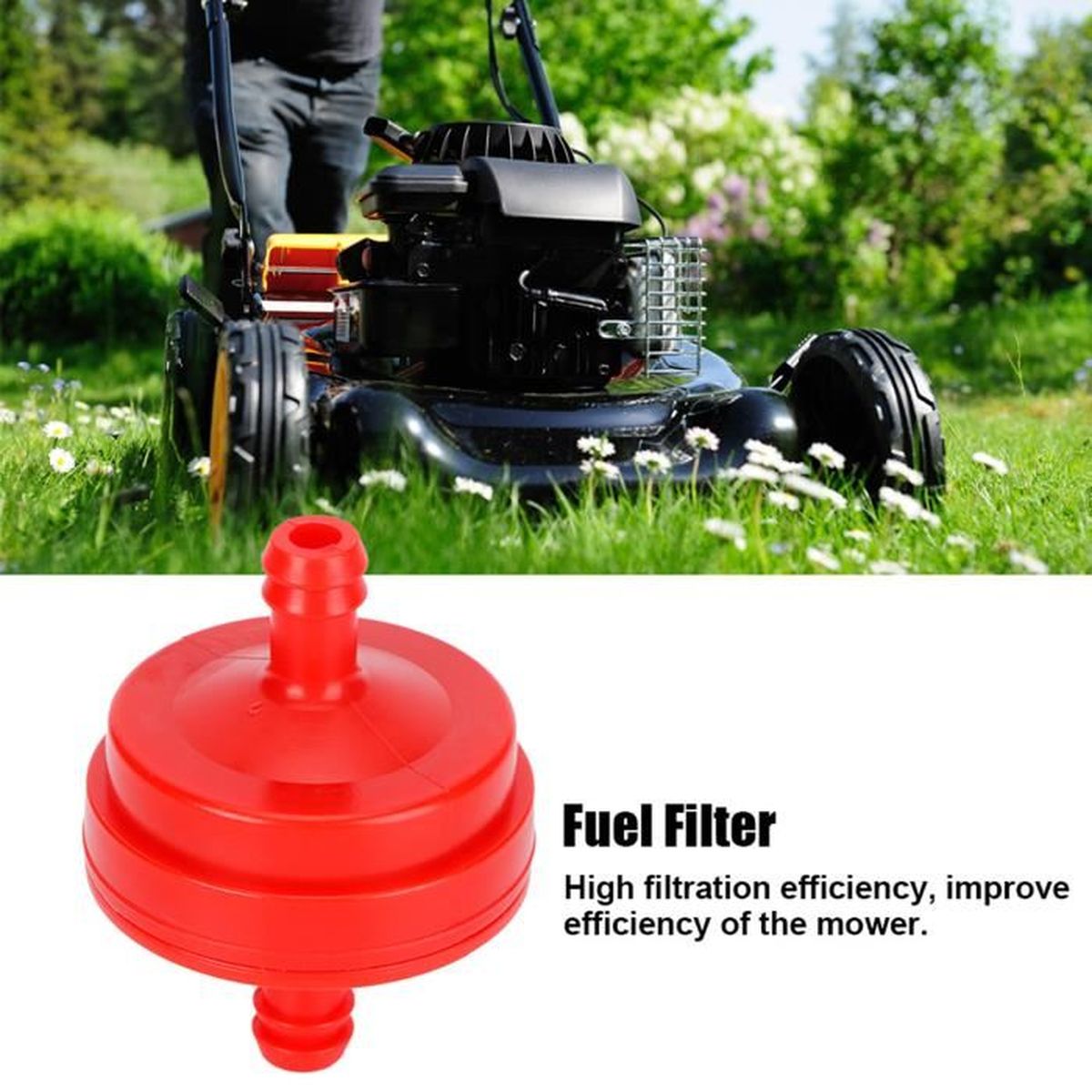 Filtre à Essence 150 Microns Compatible Briggs & Stratton 298090S - Pour Tondeuse, Tracteur, Matériel Jardin - 9