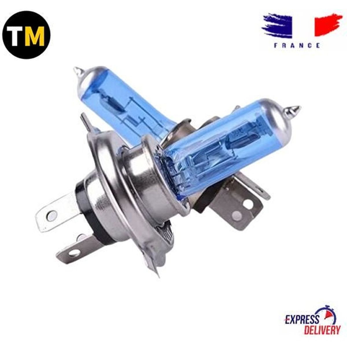 H4 DC 12V 100W voiture Auto phare projecteur lampe ampoule halogène