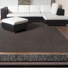 FLOORDIREKT Tapis de salon et décoration sur mesure, Marron foncé 100 x 100 cm