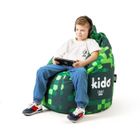 Diablo Pouf Poire Beanbag pour Enfants Pouf avec Remplissage Fauteuil de Jeu avec des Perles Polyester 110 x 80 x 80 cm (Craft)