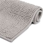 BEAUTISSU HOME STYLE Beautissu Tapis de Bain BeauMare WR – Tapis salle de bain 50x50cm Gris clair – Tapis de bain antidérapant adapté au chauffage au