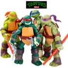 Figurines Tortues Ninja - SEBTHOM - Lot de 4 - PVC - Vert