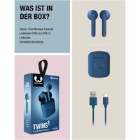 Écouteurs True Wireless Twins 1 - Steel Blue Fresh'n Rebel