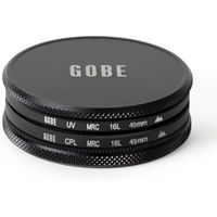 Gobe - Kit de filtres pour Objectif 49 mm UV + polarisé Circulaire CPL 2Peak