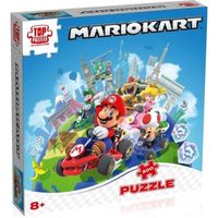 Winning Moves - Puzzle Mario Kart Top Puzzles Autour Du Monde 500 Pièces 