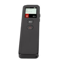 MLP-petit magnétophone Enregistreur vocal numérique avec haut-parleur 5.0, réduction intelligente du bruit, video pack 16 GB 8 Go