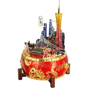 PUZZLE MicroWorld 3D Metal Puzzle, Construction kit of Mo