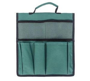 Sac De Jardinage En Tissu Oxford - Gris - Multi-poches - 34x17x30cm