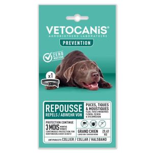 ANTIPARASITAIRE VETOCANIS Collier Antiparasitaire Grand Chien
