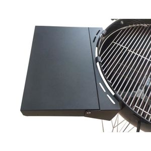 ACCESSOIRES BBQNovation Table d'appoint amovible et pliable BBQNovation pour les barbecues de 57 cm, garantie d'ajustement à 100 % sur la plupa