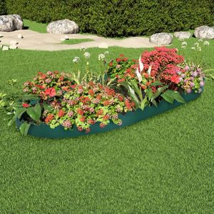 Pelouse harupink Bordure de Jardin Ronde Noir 3 m,kit de Bordure de Jardin Plastique,pour Les Bordures chemins avec 5 Clous de Fixation