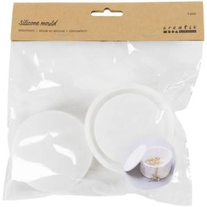 Moule silicone fleur 2 roses 3,5cm déco 3d pour plâtre cire savon résine argile