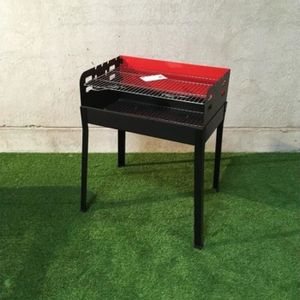 Grille Barbecue Inox 65x37cm - Pour Grill Jardin, Diamètre Tiges 6+4mm, Fabrication Tchèque