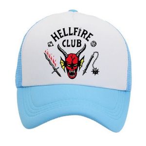 Mesky EU Chapeau Dustin Henderson Stranger Things Casquette de Baseball Unisexe pour Hommes Femme Vêtements Accessoires Coton 