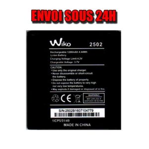 Batterie téléphone Batterie 2502 Origine pour Wiko Sunny etc