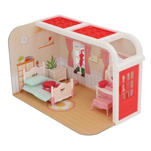 MAISON POUPÉE Drfeify Kit de maison miniature de bricolage Maiso