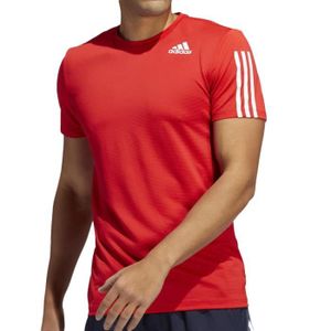 T-SHIRT T-shirt Rouge Homme Adidas Aero3s