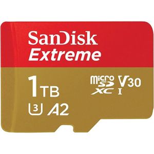 CARTE MÉMOIRE Carte Memoire MicroSDXC SanDisk Extreme 1 To + Ada