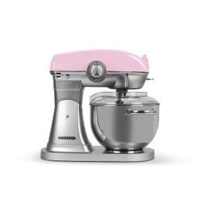 Schneider Scfp57pk Robot Patissier Vintage Bol Inox 5 7 Litres 10 Vitesses Puissance 1500 Watts Coloris Rose Achat Vente Robot De Cuisine Cdiscount