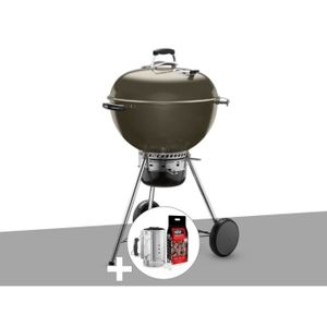 BARBECUE Barbecue Weber Master-Touch GBS 57 cm Gris + Kit Cheminée