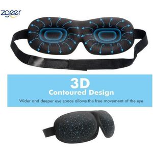 1 pièce Masque de Sommeil 3D Douce Nuit pour Voyage ou maison