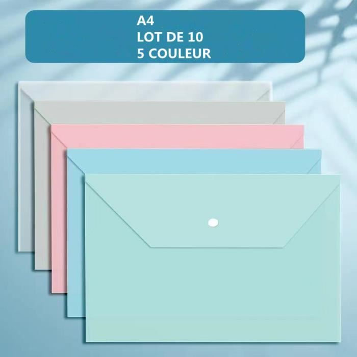 Pochette porte-documents renforcée imprimée en 3 langues dès 44.76€ le colis