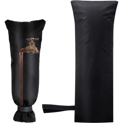 Robinet Exterieur Jardin Housse Antigel Robinet Extérieur Hillylolly - Protection Hiver - Taille L (62x33cm) - Polyester Imperméable Couvercle Isolant Robinet Jardin