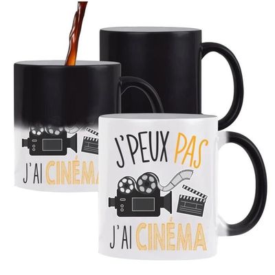 Mug Drole Humour J'peux Pas J'ai Lecture - Mug Drole - Idée Cadeau Original - Tasse Fun - Maison