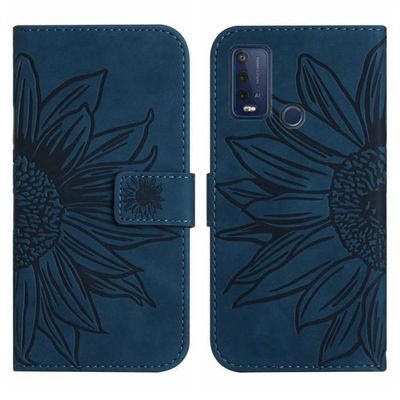 Étui Portefeuille Cuir Violet à Motifs Fleurs Et Papillons Pour IPhone 13 - Coque Rabat Neuf