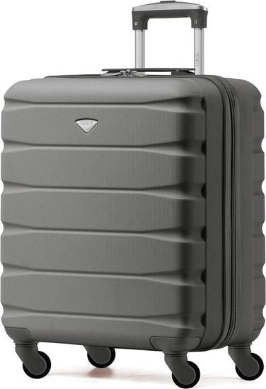 Valise Cabine Léger 55x35x20cm Flight Knight 4 Roues ABS - Approuvée Air France EasyJet Ryanair - Serrure TSA