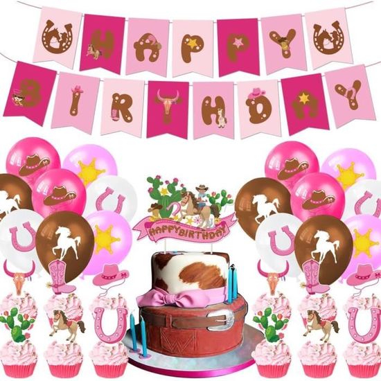 40 Serviettes Cowboy Style Western Pour Fête Anniversaire, Baby Shower, Thème Rodeo - Décoration Wild West, Yeehaw
