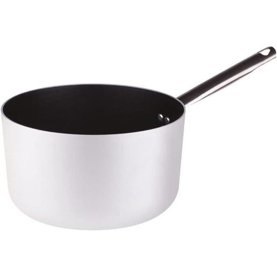 Pentole Agnelli ALMA111B30 Casserole à Sauter Haute, Poignée Tubulaire