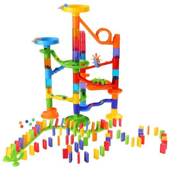 200 Blocs De Construction En Bois Type Dominos - Jouet éducatif Pour Enfants - Jeu D'empilement Et De Parcours