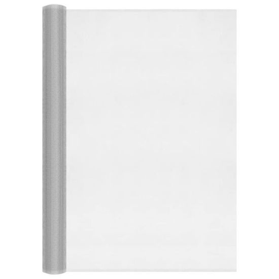 Cloture de jardin vidaXL Écran en treillis Aluminium 60x500 cm Argenté