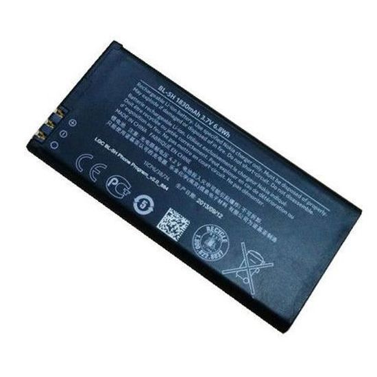 Buy Mobcrown The Black Store BL5H Battery For Nokia Lumia 630 635 (1830mAh) With 3 Months Warranty Online At Best Prices In India - 3