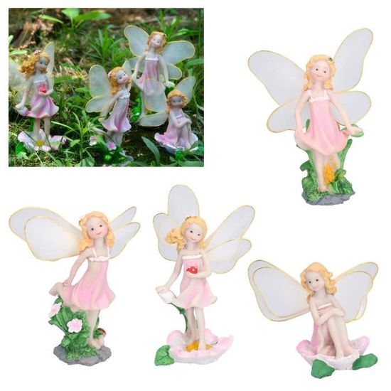 Lot De 2 Miniatures De Brouette En Plastique – Figurines Fées, Accessoires Jardin Miniature – Déco Et Création De Mondes Féeriques