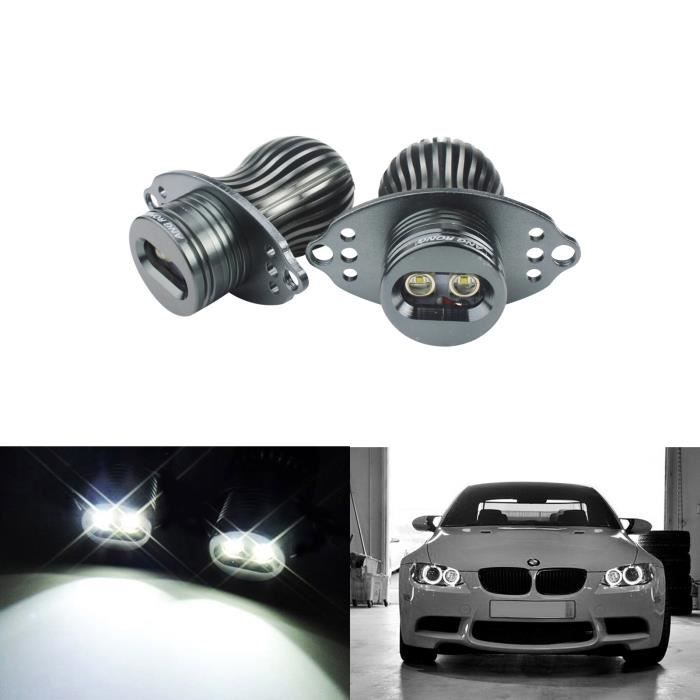 2x Ampoule Canbus LED Angel Eyes 20W Blanc Pour BMW SÉRIE 3 E90 ET E91 PHASE 2 2008-2012