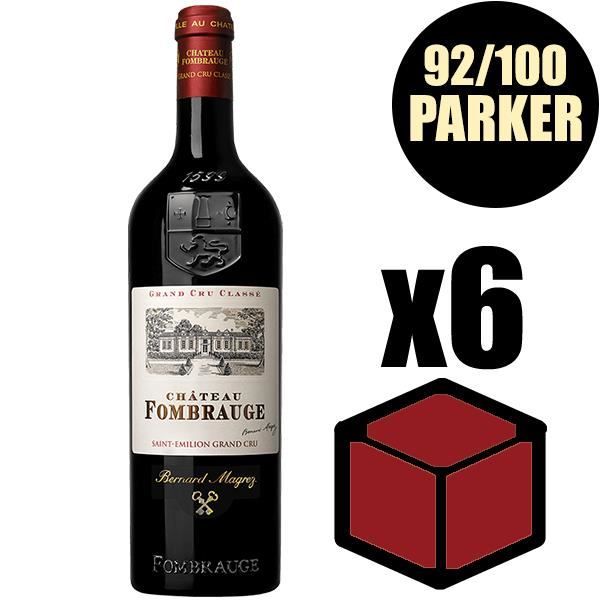 X6 Château Fombrauge 2016 75 cl AOC Saint-Emilion Grand Cru Classé Vin Rouge